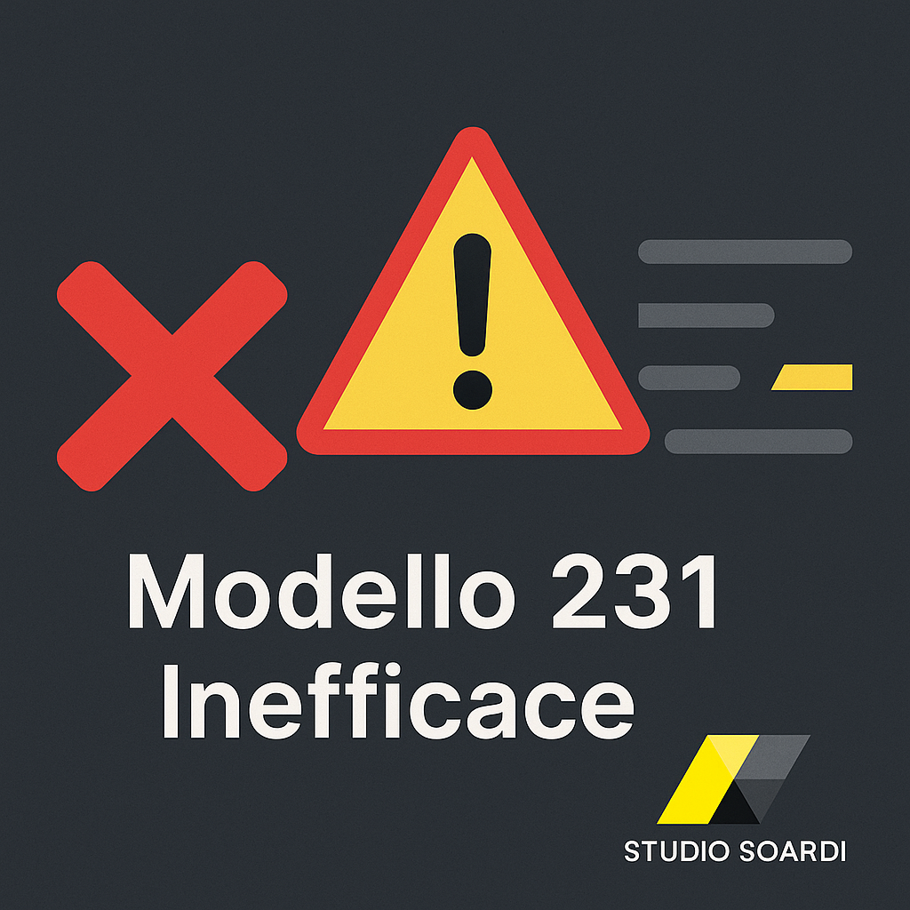 Modello 231 Inefficace
