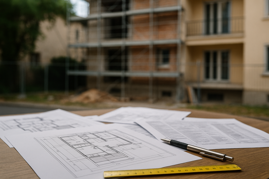 Un cantiere e documentazione - Reati per Superbonus e 110