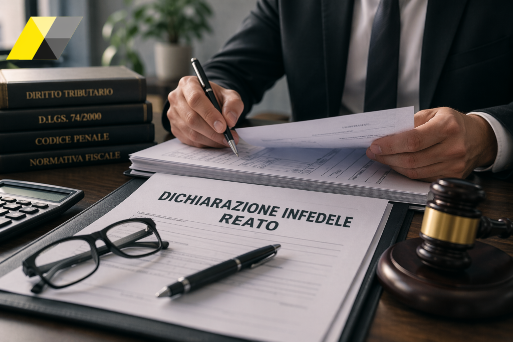 Dichiarazione Infedele Reato: quando l’errore nella dichiarazione dei redditi diventa penale. Rischi, soglie e difesa dell’Avvocato Penalista a Bergamo Brescia e Milano