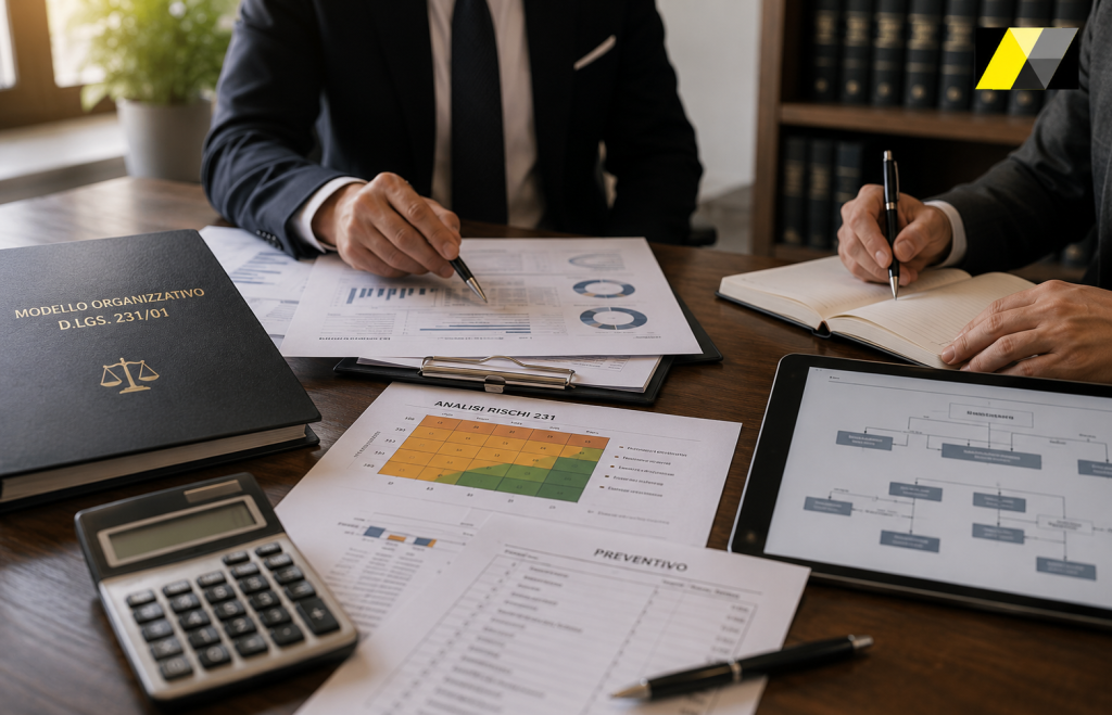 Costo Modello 231: da cosa dipende il preventivo, quali attività comprende e perché valutare risk assessment, OdV e formazione.