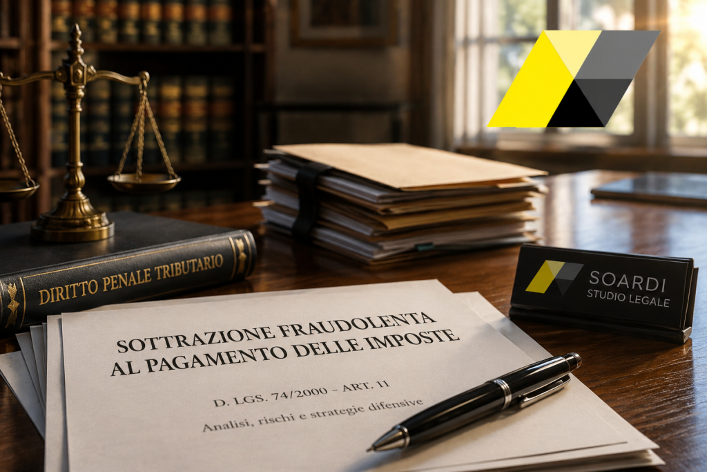 Sottrazione Fraudolenta Al Pagamento Delle Imposte: quando vendere o spostare beni diventa reato e quali difese valutare.
